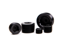 3/8 Inch NPT Hex Socket Plug Black Fleece Performance