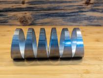 Universal T304 Stainless Steel 4 Inch Diameter 180 Degree Pie Cut Kit MBRP