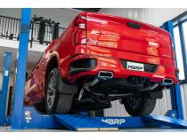 2.5 Inch Cat Back Exhaust System For 19-up Silverado/Sierra 1500 6.2L, 2022 Silverado LTD/ Sierra Limited 6.2L Dual Rear 304 Stainless Steel MBRP