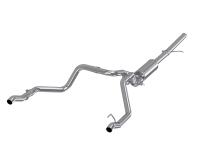 2.5 Inch Cat Back Exhaust System For 19-Up Silverado/Sierra 1500 5.3L and 2022 Silverado LTD/ Sierra Limited 5.3L Dual Rear Aluminized Steel MBRP