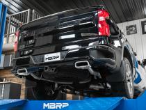 2.5 Inch Cat Back Exhaust System For 19-Up Silverado/Sierra 1500 5.3L and 2022 Silverado LTD/ Sierra Limited 5.3L Dual Rear Aluminized Steel MBRP