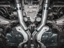 2018-Up Dodge Durango SRT SRT Hellcat 6.2L/6.4L Armor Pro T304 Stainless Steel 3 Inch Cat-Back Dual Rear Exit with Carbon Fiber Tips MBRP