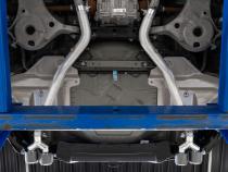 Axle-Back 2.5 inch Dual Rear Quad Carbon Fiber Tips (4) 4.0 inch OD Dual Out Explorer 20-Up Lincoln Aviator MBRP