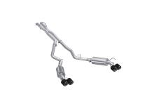 Cat-Back 2.5 inch Dual Rear Quad Carbon Fiber Tips 20-Up Explorer/Aviator MBRP
