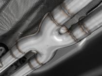 Cat-Back 2.5 inch Dual Rear Quad Carbon Fiber Tips 20-Up Explorer/Aviator MBRP