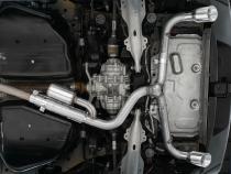 2021-2024 Ford Bronco Sport 2.0L EcoBoost T409 Stainless Steel 2.5 Inch Resonator-Back Dual Split Rear Exit MBRP Exhaust System