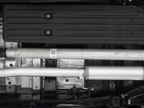 21-Up Ford F-150 4 Inch Cat Back Single Side Race Version Black Coated- Aluminized Steel Exhaust System MBRP