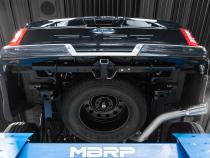 21-Up Ford F-150 Black Coated Aluminized Steel 3 Inch Cat-Back Single Side Exhaust System MBRP