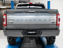 21-Up Ford F-150 T409 Stainless Steel 3 Inch Cat-Back 2.5 Inch Dual Split Rear Exhaust System MBRP