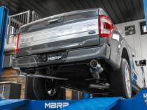 21-Up Ford F-150 T409 Stainless Steel 3 Inch Cat-Back 2.5 Inch Dual Split Rear Exhaust System MBRP