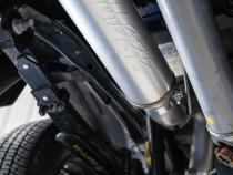 Ford 4 Inch Exhaust Resonator Back Single Side Armor Lite For 17-Up Ford F250/F350 MBRP