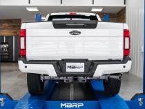 Ford 4 Inch Exhaust Resonator Back Single Side Armor Lite For 17-Up Ford F250/F350 MBRP
