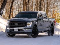 2021-Up Ford F-150 Tremor and 2022-Up Ford F-150 Black-Coated Aluminized Steel 3 Inch Cat-Back Dual Rear Exit Armor BLK Series MBRP