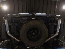 24-Present Ford Ranger Raptor 3.0L EcoBoost, Armor Pro 3-Inch Axle-Back Dual Rear Turn-Down MBRP
