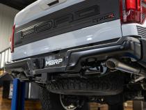22-Present Ford F-150 Raptor 3.5L and Raptor R 5.2L Armor Pro 3-Inch Axle-Back Dual Split Rear Turn Down MBRP