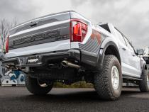 22-Present Ford F-150 Raptor 3.5L and Raptor R 5.2L Armor Pro 3-Inch Axle-Back Dual Split Rear Turn Down MBRP