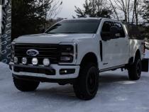 2017-Up Ford  F250/ F350/ F450/ F550 Superduty Black-Coated Bumper Light Mounting Bar MBRP