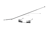 24-26 Ford Ranger, Black-Coated, Bumper Light Kit Spot Beam MBRP