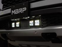 24-Up Ford Ranger Raptor Bumper Light Kit Amber Flood Beam MBRP