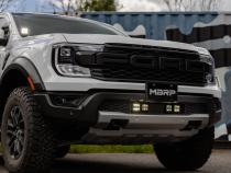 24-Up Ford Ranger Raptor Bumper Light Kit Amber Flood Beam MBRP