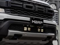 24-Up Ford Ranger Raptor Bumper Light Kit Amber Spot Beam MBRP