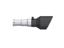 2009-2018 Ram 1500 and 2019-2024 Ram 1500 5.7L Hemi Black Exhaust Tips, Armor BLK 5 Inch OD Dual Wall Angle Cut. Sold In Pairs MBRP