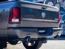 2009-2018 Ram 1500 and 2019-2024 Ram 1500 5.7L Hemi Carbon Fiber Exhaust Tips, 5 Inch OD Dual Wall Angle Cut. Sold In Pairs MBRP